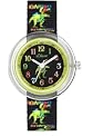 QS by s.Oliver Reloj de Pulsera Niños Reloj de Cuarzo analógico, con Correa de Nylon, Multicolor, Resistente al Agua, Viene en Caja de Regalo, 2037723