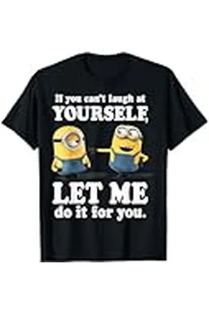 Minions Minions de si no puedes reírte de ti mismo Camiseta
