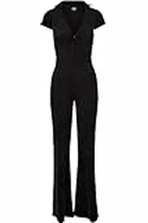Urban classics Ladies Velvet Jumpsuit Camiseta, , XXXL para Mujer