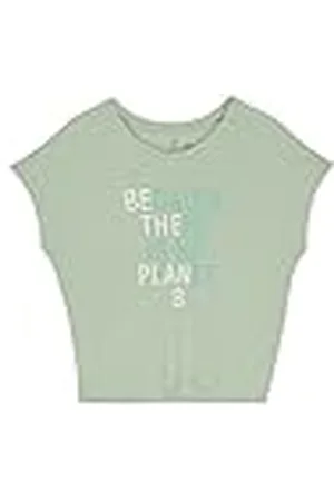 ECOALF Camiseta Mujer Rialf, de Algodón Orgánico y Reciclado, con Cuello Redondo, Camiseta sin Mangas, Transpirable y Cómoda, T-shirt con Texto Impreso, Talla M, Color