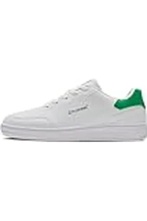 Hummel Match Point, Zapatillas Mujer, White/Green, 36 EU