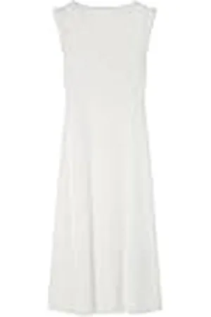 Springfield SPRINGFILED, Mujer, Vestido Midi Crochet, Tan Print, M