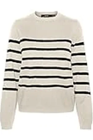 VERO MODA Vmsaba Ga Noos-Jersey Liso con Cuello Redondo Suéter, , S para Mujer