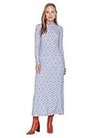 Trendyol Woman Design Maxi Standard Crew Neck Knit Dress Vestido, , L para Mujer