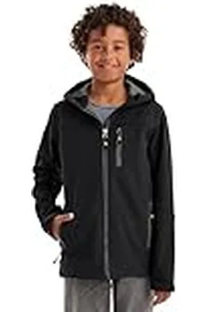 Killtec Niños Chaqueta softshell/outdoor con capucha Jungen Softshelljacke, schwarz, 164, 43198-000