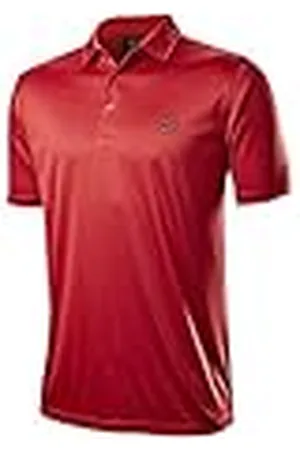 Wilson Staff Hombre Polo de golf, STAFF STRIPE POLO, Poliéster, , Talla L, WGA700729LG
