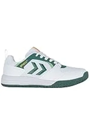 Hummel PIII Power Play Pro VC JR, Zapatillas, White/Green, 33 EU