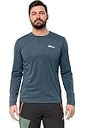 Jack Wolfskin Thermal L/S M Camiseta para Senderismo, , S para Hombre