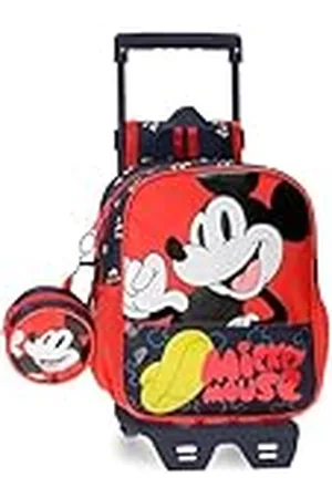 Disney Mickey Mouse Fashion Mochila Preescolar Adaptable a Carro 21x25x10 cms Microfibra 5,25L