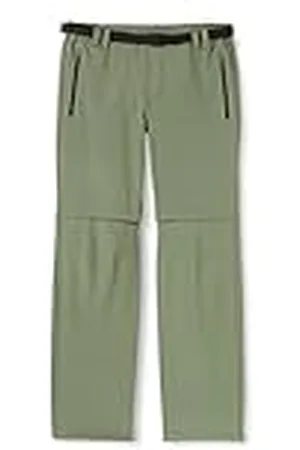 CMP Pantalón de hombre elástico con cremallera, Torba, 58