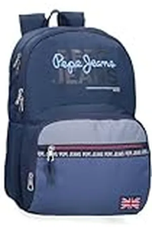 Pepe Jeans Seldon Mochila Escolar Doble Compartimento Adaptable a Carro Portátil 15,6 pulgadas 33x46x17 cms Poliéster by Joumma Bags