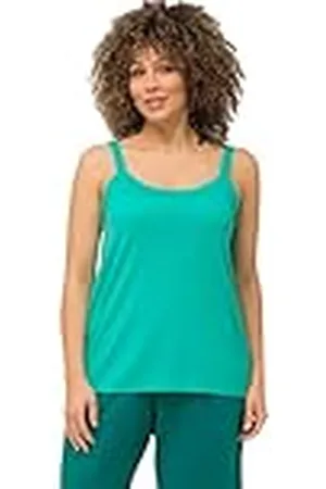 Ulla Popken Top de Espagueti 728664 Camiseta, , 56 ES/58 ES Mujeres