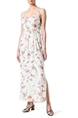VERO MODA Vmeasy Joy Slit Maxi Vestido de Cuello en V Wvn Ga Largo, , S para Mujer
