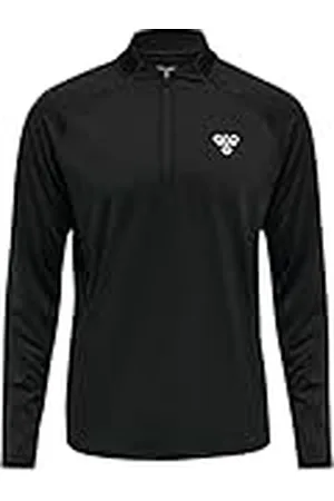 Hummel HmlGG12 Training 1/2 Zip Sweat Sudadera, Hombre, Black, XL