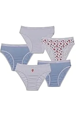 Dim Pack Slip Estampadas Cotton Stretch Niñas x5, , 8 años