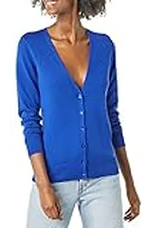 Amazon Jersey Ligero con Cuello de Pico (Disponible en Tallas Grandes) Mujer, , XXL