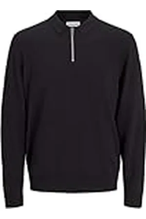 JACK & JONES Jjeemil Polo de Punto con Media Cremallera Jersey, , M para Hombre