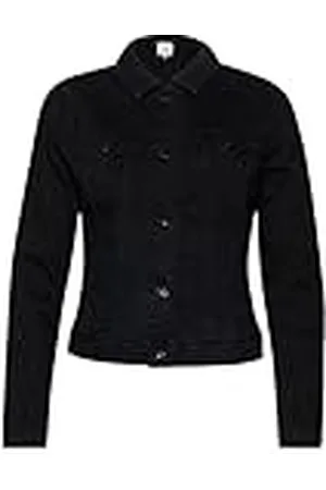 Ichi IHSTAMPE JA Chaqueta de Jean, Negro , 42 para Mujer