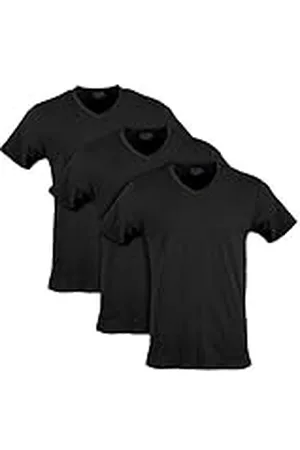 Gildan Camisetas elásticas de algodón, múltiple Ropa Interior, , S (Pack de 3) para Hombre