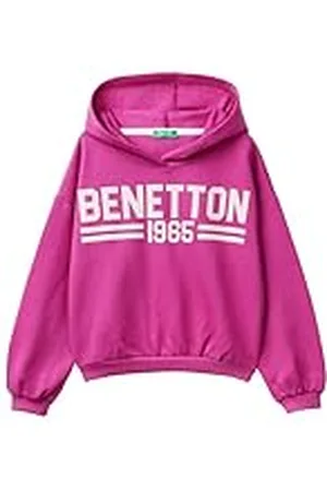 Benetton Camiseta C/CAPP. M/L 3J68C203Q Sudadera con Capucha, , 170 cm Niñas y niñas