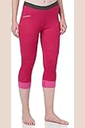 Schöffel Merino Sport Pants-Pantalones Cortos de Deporte Calzoncillos Largos Que regulan la Temperatura, Leggings térmicos Transpirables en Longitud 3/4, Mujer, , Extra-Large