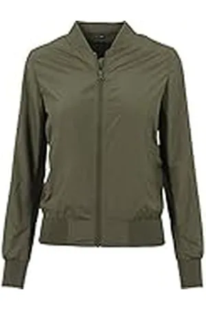 Build Your Brand By044-ladies Nylon Jacket Chaqueta Bomber de Nailon para Mujer, , Medium