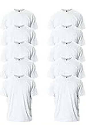 Gildan Camiseta de Ultra Cotton, Estilo G2000, T-shirt para Hombre, , XL (Paquete de 10)