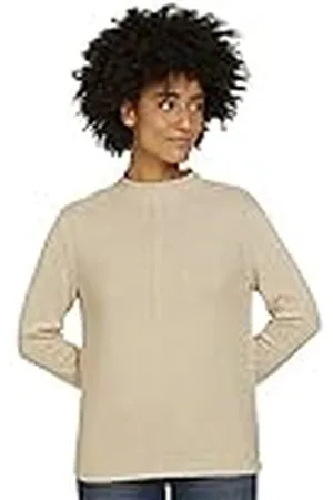 TOM TAILOR Señoras Jersey texturizado de algodón orgánico 1027530, , XL