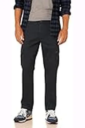 Amazon Pantalón Cargo, elástico y de Corte Ajustado (Disponible en Tallas Grandes y Largos Especiales) Hombre, , 38W / 32L