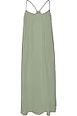 VERO MODA Vmnatali Nia 7/8 Dress Wvn-Camiseta sin Mangas Vestido, , L para Mujer