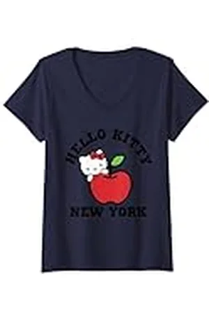 Hello Kitty Mujer Nueva York Camiseta Cuello V