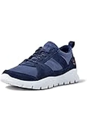 Timberland Boroughs Project L/F Ox (Toddler), Sneaker Low Top Unisex niños, Azul (Navy Suede), 21 EU