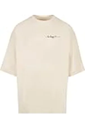 Merchcode Mp0007117-be Happy Huge tee Camiseta, Arena Blanca, M Hombres