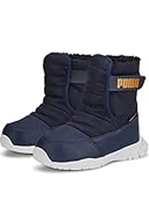 PUMA Nieve Boot WTR AC Inf, Zapatillas Unisex niños, Peacoat-Vibrant Orange, 25 EU