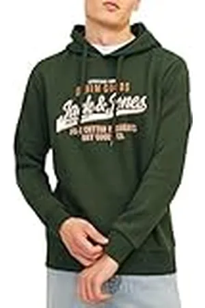 JACK & JONES Sudadera con capucha con el logo de para hombre