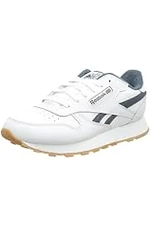 Reebok Classic Leather 001, Zapatillas de Deporte Unisex niños, FTWR White Hoops Blue F23 Lee 7, 38 EU