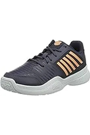 K-Swiss Performance Court Express Omni Tennisschuh, Graystone/Peach Nectar/White, 33 EU