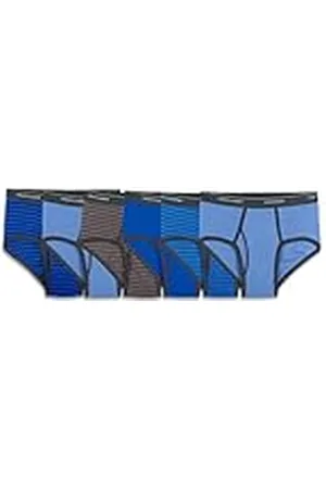 Fruit Of The Loom Calzoncillos de algodón para hombre sin etiquetas - - Large