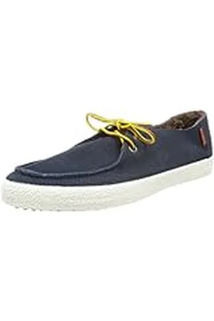 Vans M Rata Vulc Trek (Suede) Navy - Zapatillas de Cuero Hombre, Color Azul, Talla 47
