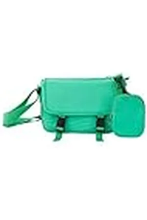 Pieces® Pcminna Cross Body Bag D2d De, Bolso Cruzado para Mujer, Color Verde, Keine Angabe