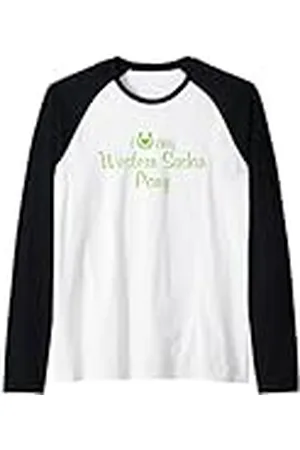 Hip Entrenador de espectáculos ecuestres «I Love My Western Sudan Pony Horse» Camiseta Manga Raglan