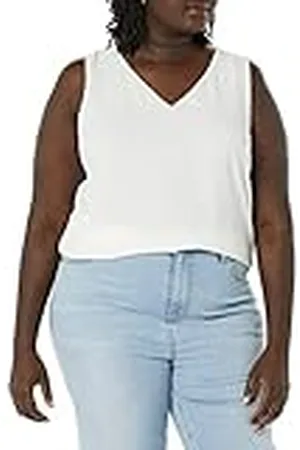 Amazon Camiseta Interior sin Mangas de Ajuste Normal (Disponible en Tallas Grandes) Mujer, , S