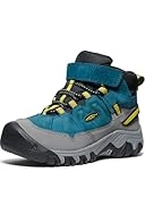 Keen Targhee 4 Mid Waterproof, Botas de Senderismo Unisex niños, Legion Blue/Antique Moss, 27/28