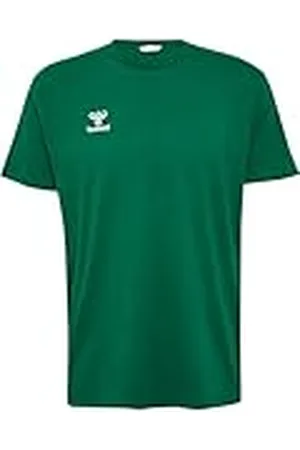 Hummel GO 2.0 Camiseta S/S Sportshirt Hombre Manga Corta – Camiseta de Entrenamiento para Fitness, Deporte y Ocio – de 100% algodón orgánico – Ajuste cómodo, Tejido de Punto elástico y Cuello Redondo