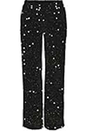 Pieces® Pckam HW Wide Pant BC Pantalones de Tela, , XS para Mujer