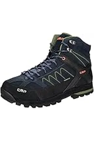 CMP Moon Mid-Botas de Senderismo, Zapatillas de Paseo. Hombre, B Blue Torba, 43 EU