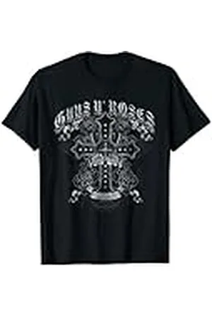 Guns N´Roses Cruz blanca vintage oficial Camiseta