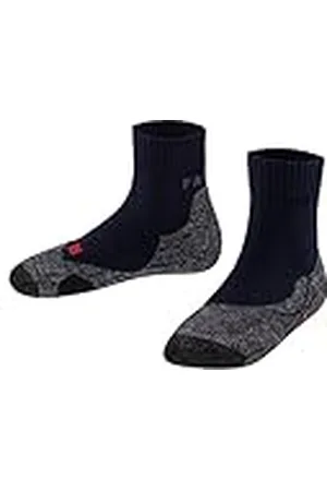 Falke TK2 Short K Sso lana hilo funcional antiampollas gruesos 1 par, Calcetines para senderismo Unisex niños, , 23-26
