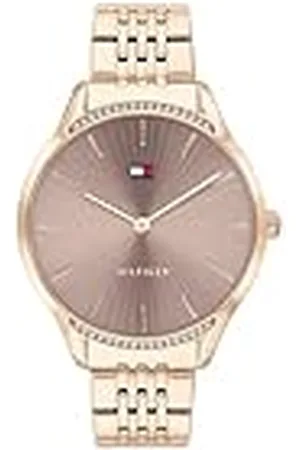 Tommy Hilfiger Reloj Analógico de Cuarzo para Mujer con Correa de Acero Inoxidable de Oro Rosa - 1782212