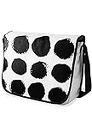 Bonamaison Bolsa de Mensajero con Estampado Digital con Correa Negra para Estudiantes, Bolsa de Cuerpo Cruzado, Bolsa de mensajería, Bolsa de Hombro para niños, niñas, niños, tamaño: 29 x 36 cm
